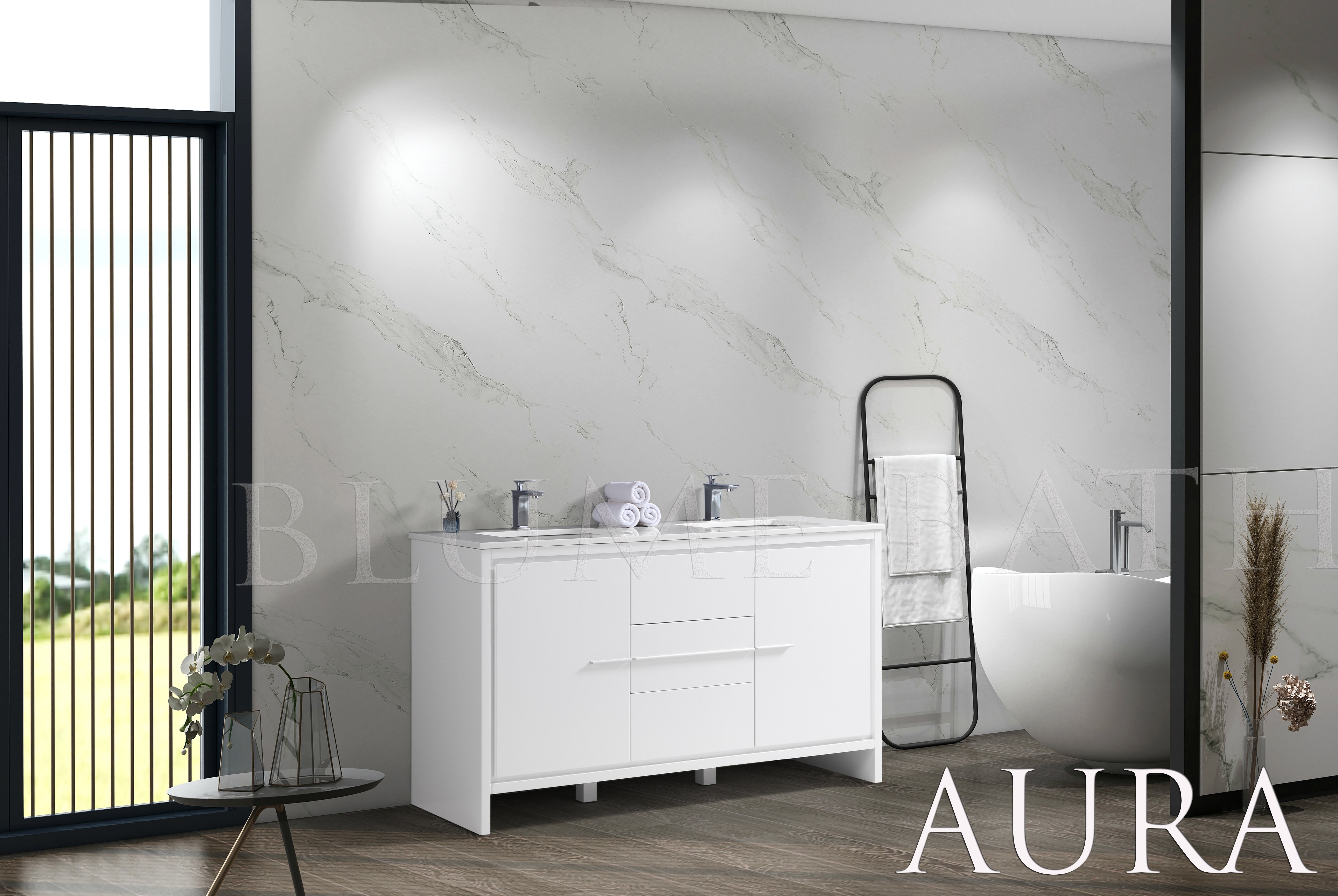 Vanity Aura Available 24″,30″,36″,48″, 60″